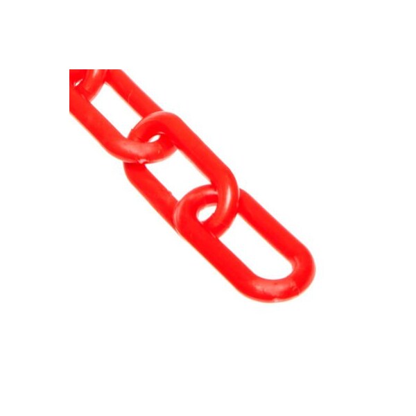 Gec Mr. Chain Plastic Chain Barrier, 1-1/2inx25'L, Red 30005-25 - main